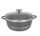 Dessini Granite Casserole Cooking Pot 24cm, PFOA Free Oven Safe, Multi Layer Non Stock Coating, Dishwasher Safe