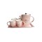High Quality Pink Household Light Luxury Ceramic Drinking Ware Cup Pot Living Room Tea Set