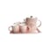 High Quality Pink Household Light Luxury Ceramic Drinking Ware Cup Pot Living Room Tea Set