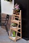 Yatai - Wood Ladder Design Flowers Pot Stand