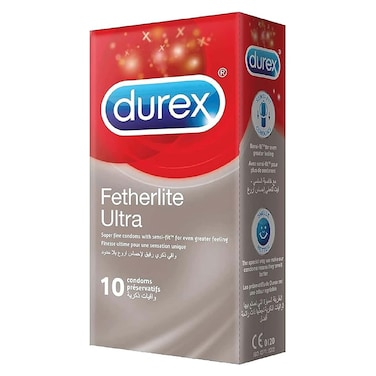 Durex Fetherlite Ultra Condoms - 10 Pieces