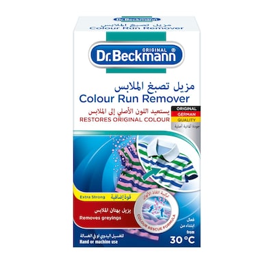 Dr.Beckmann Colour Run Remover White 75g Pack of 2