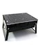 Generic Portable Foldable Charcoal Barbeque Grill Black