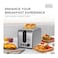 Black + Decker Toaster 2 Slices 1050 Watt - Silver - ET244