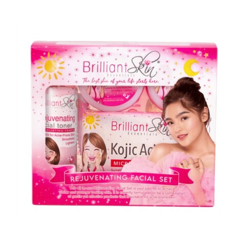 Brilliant Skin Essentials Kojic Glutathione Rejuvenating Facial Set