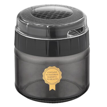 Qlux C-00507 Black Pearl Grater Spicy Jar Black