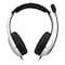 PDP LVL40 Wired Stereo Gaming Headset With Mic White Black