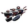 Royalford Delight Cooking Set 9 Pieces Black