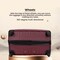 STARGOLD 4 Pack Of Hardside Spinner Number Locked Luggage Trolley