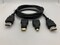 APKR Hdmi 3 In 1 Cable 1.5M (Hdmi Male To Male,Mini Hdmi Male To Hdmi Male, Micro Hdmi Male To Hdmi Male, Micro Hdmi Male To Mini Hdmi Male) Black