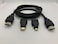 APKR Hdmi 3 In 1 Cable 1.5M (Hdmi Male To Male,Mini Hdmi Male To Hdmi Male, Micro Hdmi Male To Hdmi Male, Micro Hdmi Male To Mini Hdmi Male) Black