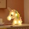 Unicorn Head Night Light with Warm LED Lights 21.5x13cm