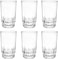 Royalford 6 Pieces Glass Set, Clear