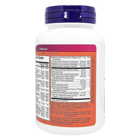 Now Adam Men&#39;s Multiple Vitamin Supplement 60 Tablets