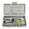 40 pcs Car Automobile Motorcycle Repairing Maintenance Tool Set Wrench Socket Kit Hand Tools Vehicle Toolbox Combination Repair Tool Set Grey