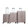 STARLIFE 3 Piece ABS Hard side Trolley Luggage Set Spinner Wheels with Number Lock