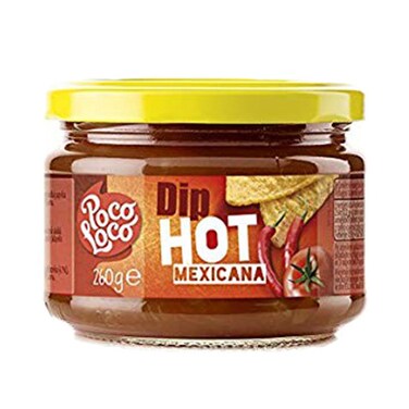 Poco Loco Dip Hot Mexicana Salsa Jar 260GR