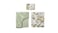 3-piece bedlinen set for cot, forest animal pattern/multicolour60x120 cm