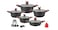 Dessini 17 Pcs Granit Cookware Set 8000