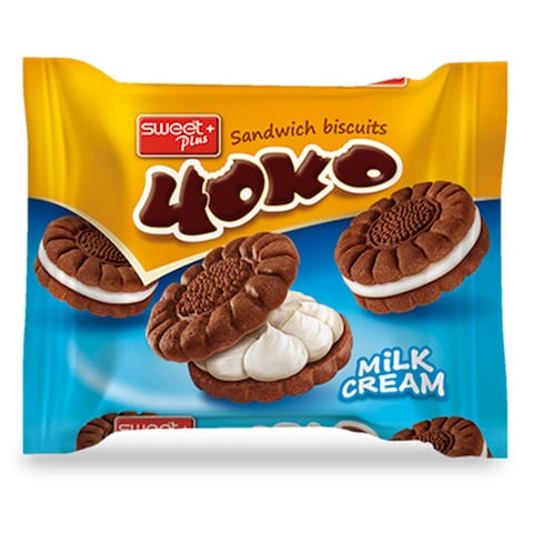 Sweet Plus 4Oko Biscuits Milk Cream 76GR