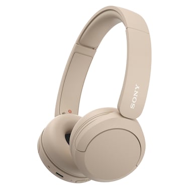 Sony WH-CH520 Headphones With Mic Bluetooth Over-Ear Beige