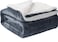 Comfy King Size Sheep Fur Blanket- Grey
