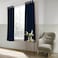 In House Velvet Curtains - Dark Blue - 200x140 cm