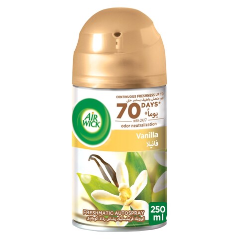 Air Wick Freshmatic Autospray White Vanilla Bean Air Freshener With Refill White 250ml