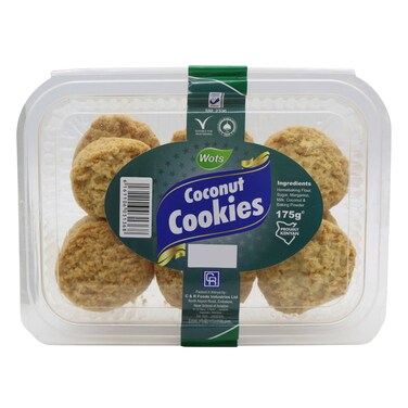 Wots Coconut Cookies 175g