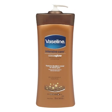 VASELINE COCOA GLOW LOTION 725ML