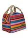 Aiqi - Stripe Thermal Insulated Lunch Bag Blue/Yellow/Red