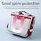 Nohoo Ergonomic Spine Protection Horizontal School Backpack for 0 - 5 Grade Primary Students - Baby Red
