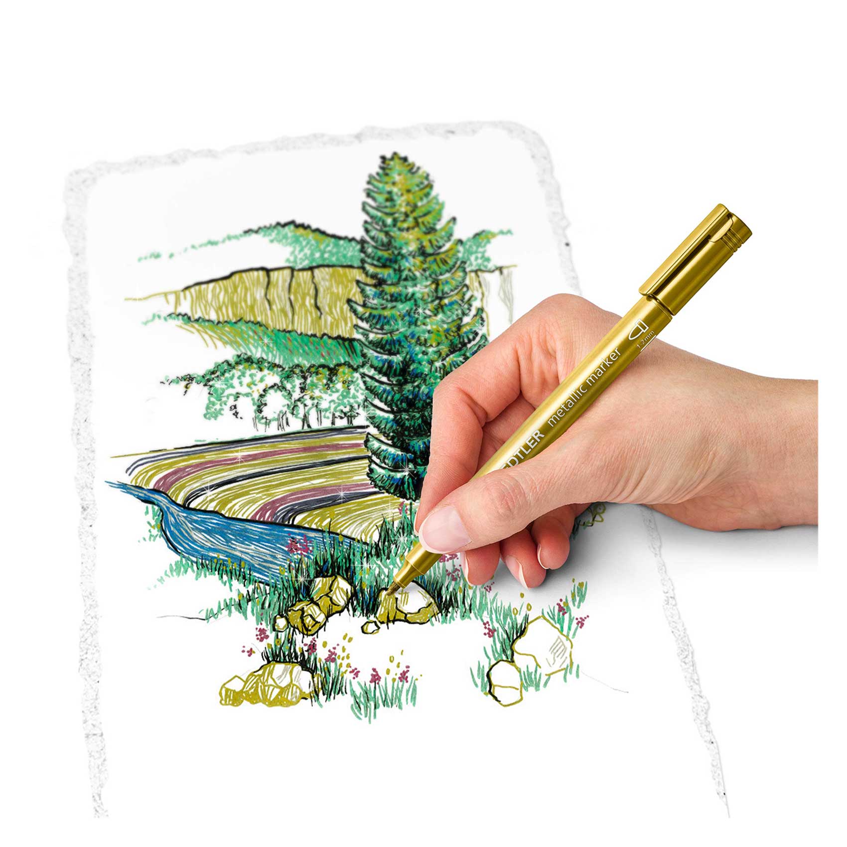 Staedtler Metallic Marker SBK3P305 Set Of 5 Piece product thumbnail 5