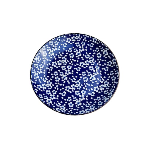 PORCELAIN DESSERT PLATE 20.3CM BLUE