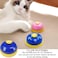 Vsell24 Pet Training Bell Dog Puppy Kitten Potty Training Bells Footprint Pattern Doorbell Buttons For Communication Pink/Yellow