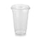 Juice Cup 24 Oz With Lid Clear Strong Disposable - Ideal for iced coffee, smoothies, Bubble Boba tea, milkshakes, frozen cocktails, water, sodas, juices, snacks, dessert and more 25 Pieces