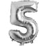 Generic 5 Number Foil Balloon 16-Inch