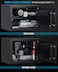 Rubik Safe Box with Key and Pin Code Keypad A4 Documents Size Security Safety Locker (Size 35x25x25cm) Black