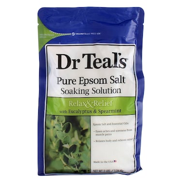 دكتور تيلز ريلاكس إبسوم محلول نقع ملحي بالأوكالبتوس والنعناع 1.36 كغ