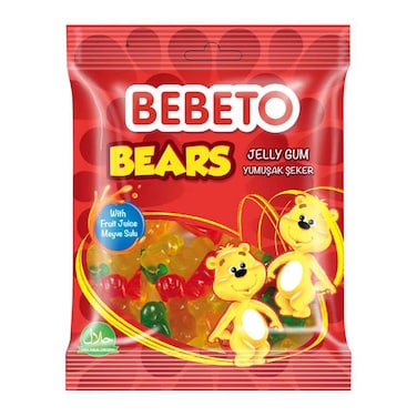 Bebeto Funny Bears Jelly - 80 gm