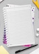 Lowha Spiral Notebook With 60 Sheets And Hard Paper Covers With Back To School Gradient Design, For Jotting Notes And Reminders, For Work, University, School