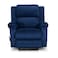 In House Velvet Classic Recliner Chair - Dark Blue - AB02