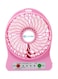 Oem - 3-Gear Speed USB Rechargeable Fan 5V 88.81962859.17 Pink
