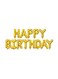 Generic 13-Piece Letter Happy Birthday Decorative Balloon Set 16Inch