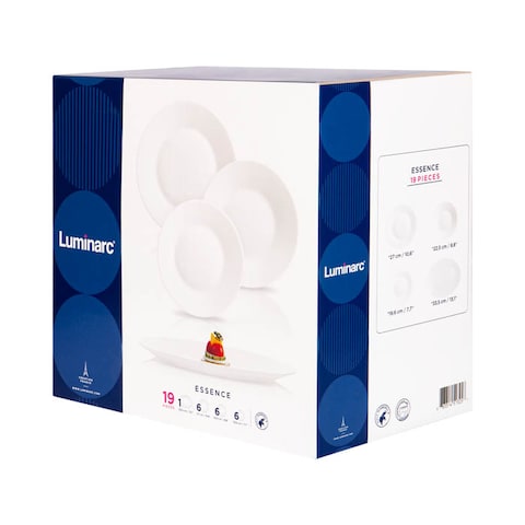 LUMINARC ESSENCE 19 PCS DINNER SET