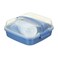 Titiz Dinnerware Set For Trips - 32 Pieces - Blue and Cleat