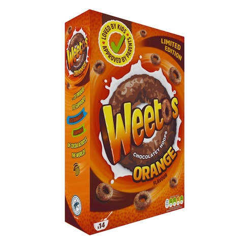 Weetabix Weetos Orange Chocolatey Hoops Cereal 420g