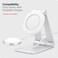 Spigen Mag Fit S designed for MagSafe Charger Pad Stand Aluminum Adjustable Phone Stand compatible with iPhone 12/12 Mini/12 Pro/12 Pro Max [Magsafe Charger NOT Included] - White