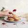 Glitter Santa Hat Food Picks 6pcs