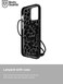 BodyGuardz Ace Pro Pattern designed for iPhone 15 PRO case cover with 18 feet Drop Protection compatible with MagSafe with Lanyard - Meow